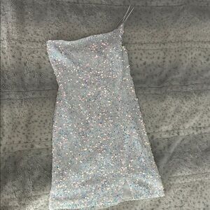 Windsor White Sequin Dress